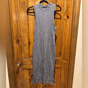 Madewell Heather Gray Knit Sleeveless Dress